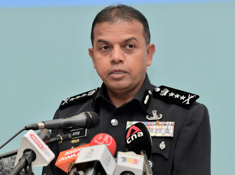 Johor police chief Datuk Ayob Khan Mydin Pitchay, October 19, 2020. u00e2u20acu201d Picture by Ben Tan