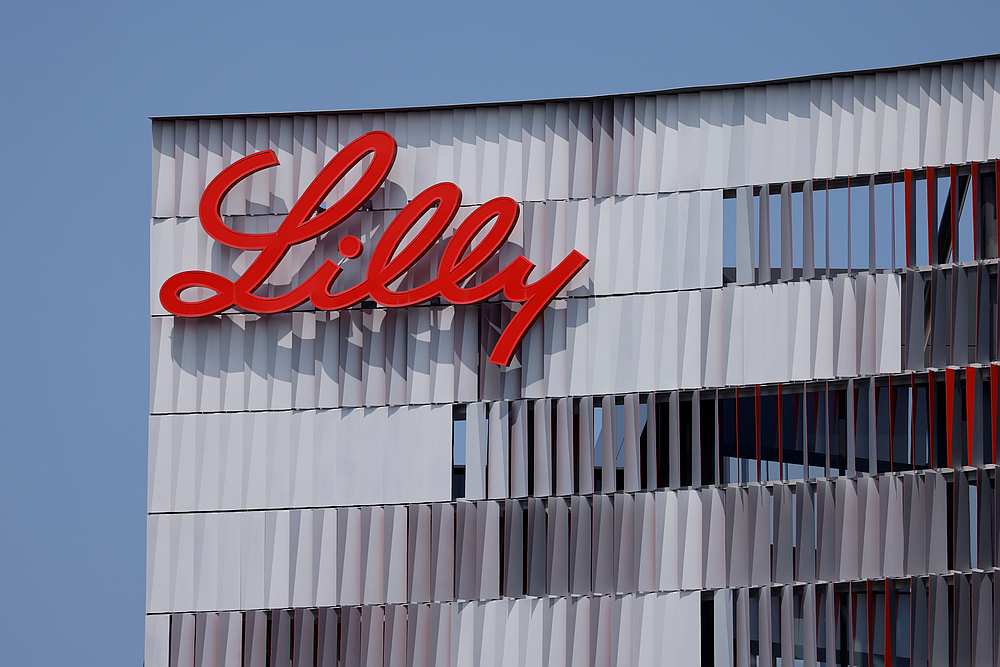 Eli Lilly logo shown on one of the company's offices in San Diego, California September 17, 2020. u00e2u20acu201d Reuters pic