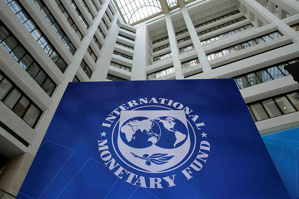 The International Monetary Fund logo is seen during the IMF/World Bank spring meetings in Washington April 21, 2017. — Reuters pic
