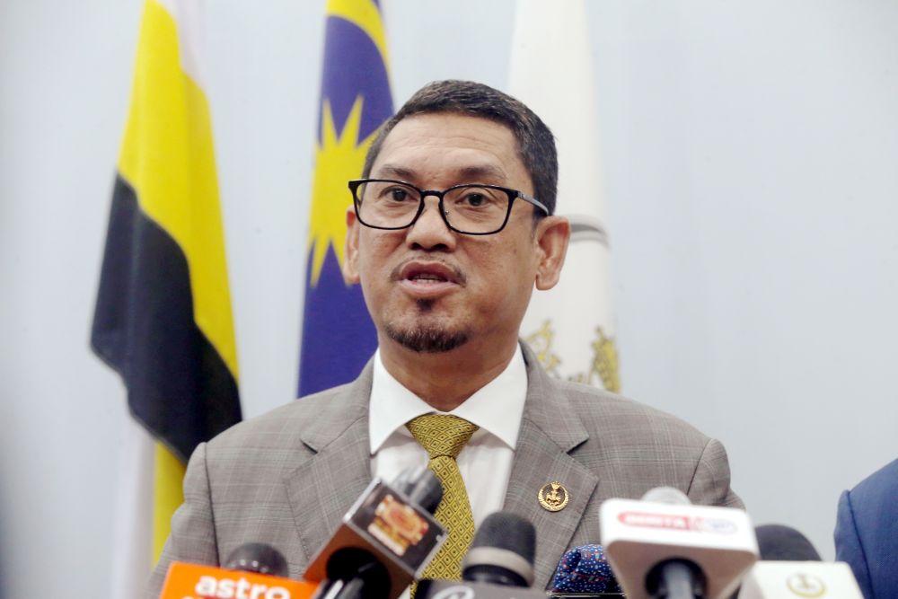 Perak Mentri Besar Datuk Seri Ahmad Faizal Azumu said a maximum of 30 people can gather at a house of worship at any one time by practising physical distancing of at least one metre, depending on the size of the premises. — Picture by Farhan Najib