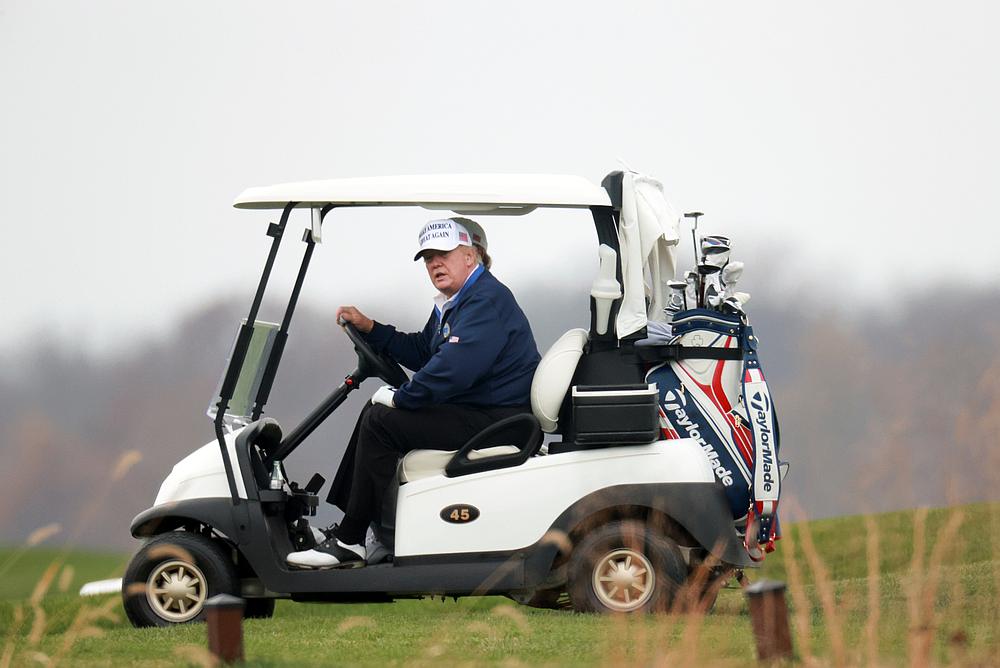 US President Donald Trump is out playing golf at the Trump National Golf Club in Sterling, Virginia November 22, 2020. u00e2u20acu201du00e2u20acu201d Reuters pic
