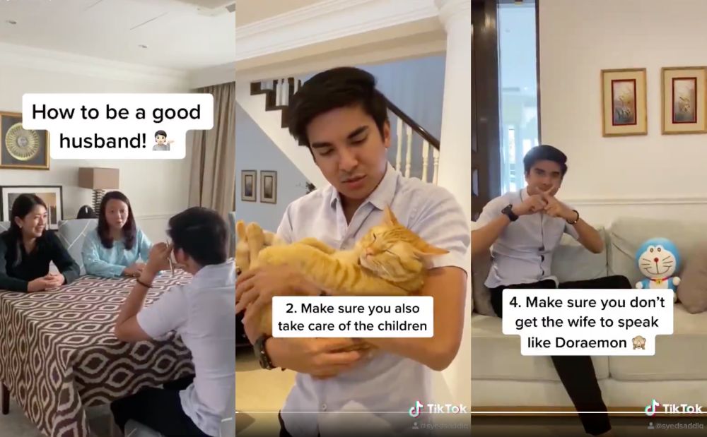 The TikTok clip also referenced a Doraemon-related gaffe made by the Women, Family and Community Development Ministry back in March. u00e2u20acu201d Screengrabs via Instagram/SyedSaddiq