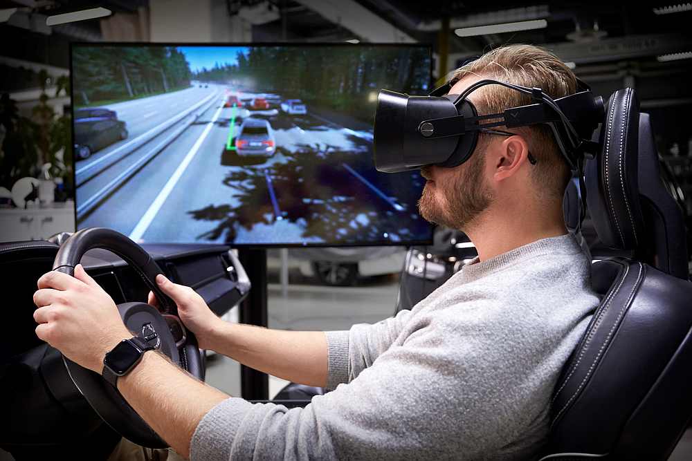 Volvo claims to have developed the 'ultimate driving simulator.' u00e2u20acu201du00e2u20acu201d Picture courtesy of Volvo via AFP