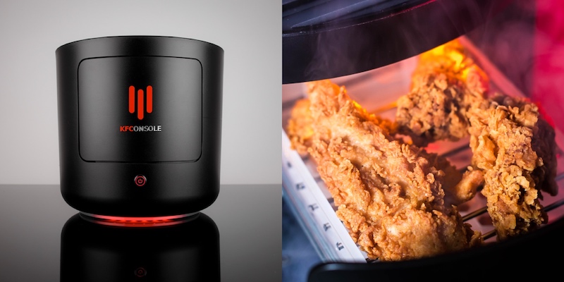 Fancy a piece of fried chicken in between your gaming sessions? u00e2u20acu201d Pictures from Twitter/kfcgaming and Cooler Master website