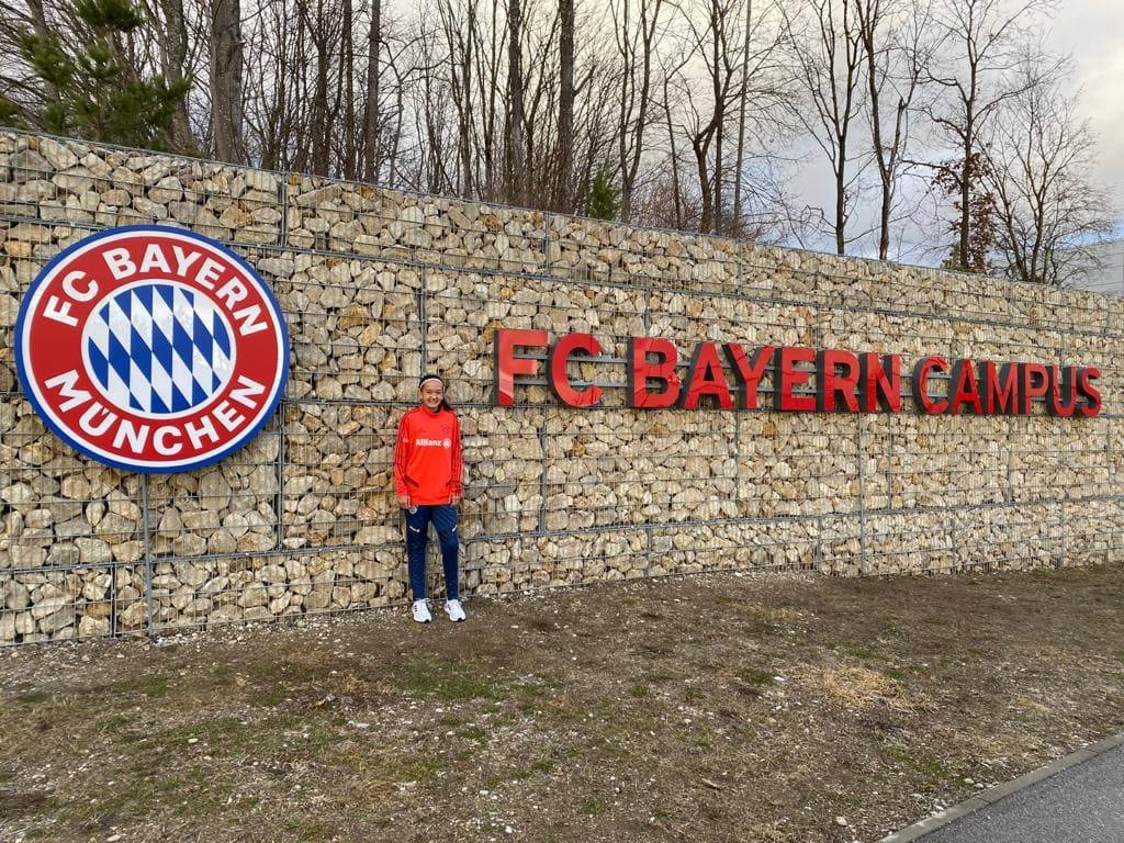 Chuang has scored once for the second squad of U-17 FC Bayern Women in two official German leagues appearances so far. u00e2u20acu201d Picture via Facebook