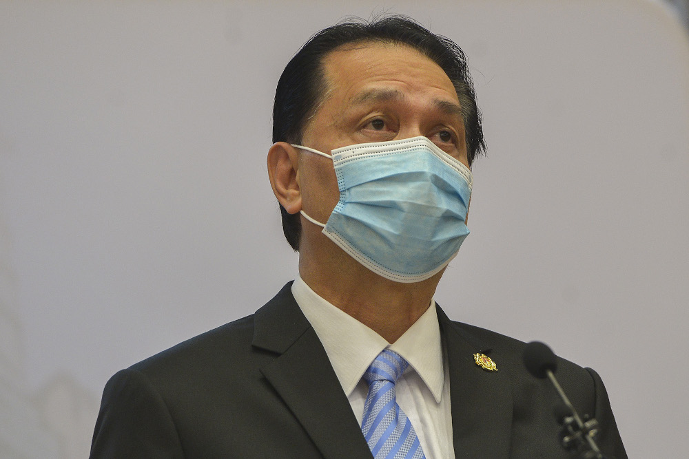 Health director-general Tan Sri Dr Noor Hisham Abdullah said 23.1 per cent of cases had received at least one shot or had not passed 14 days after their second shot. — Picture by Miera Zulyana