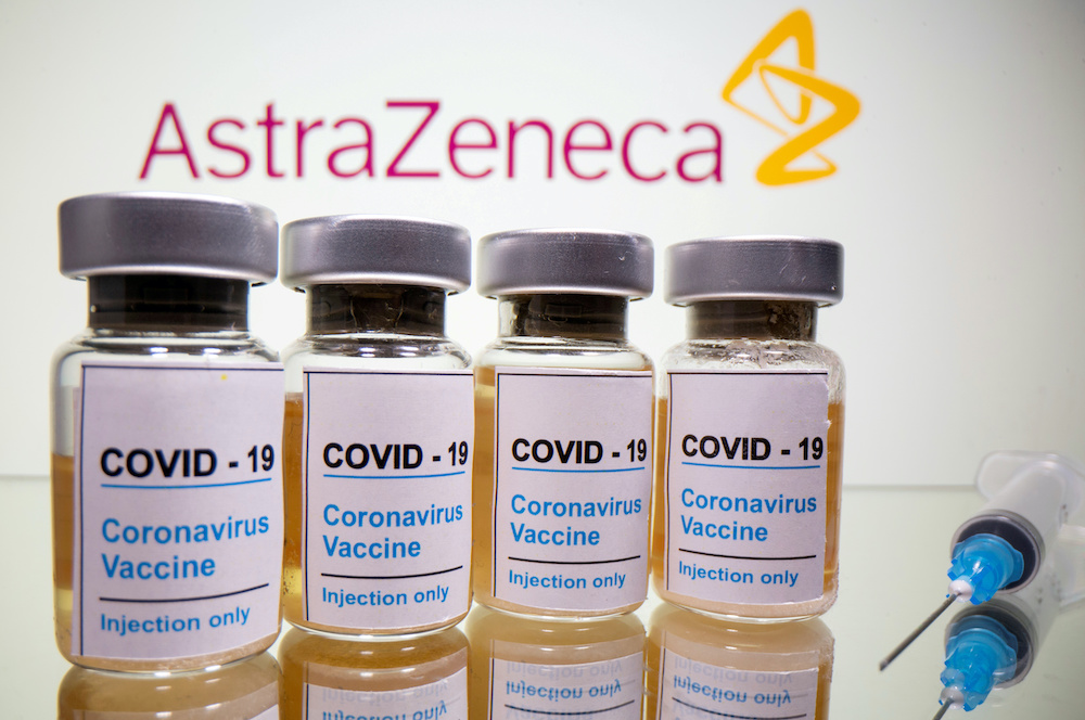 The first doses of AstraZeneca’s coronavirus vaccine were distributed to clinics today in preparation for the initial inoculations. ― Reuters pic