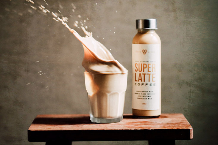 For a more robust milk coffee, try Krave Koffee’s SuperLatte.