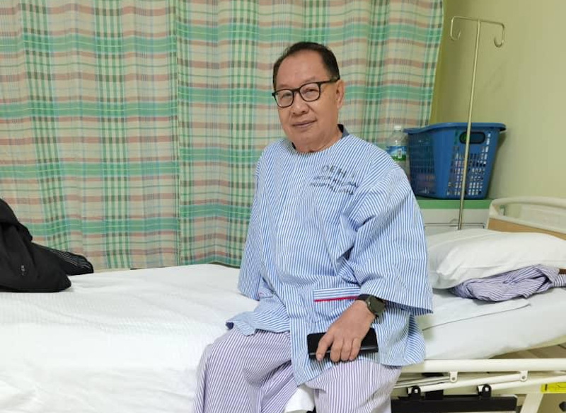 Datuk Seri Jeffrey Kitingan is currently receiving medical attention for COVID 19 at the Queen Elizabeth Hospital. u00e2u20acu201d Picture courtesy of Jeffrey Kitingan