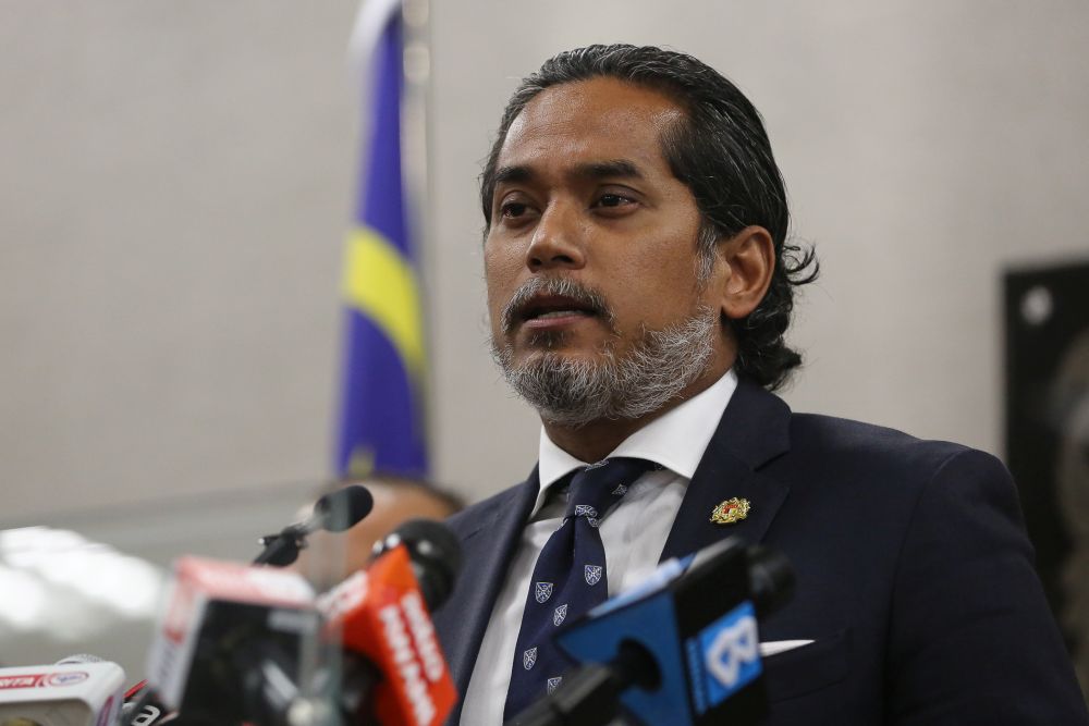 Science, Technology and Innovation Minister Khairy Jamaluddin said Malaysians would not be given the option to select which Covid-19 vaccine they want as it would be 'a big logistical nightmare' for the government. — Picture by Yusof Mat Isa
