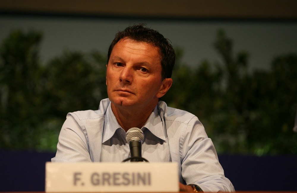 File picture showing Fausto Gresini at a press conference, August 23, 2007. u00e2u20acu201d IPA pic via Reuters n