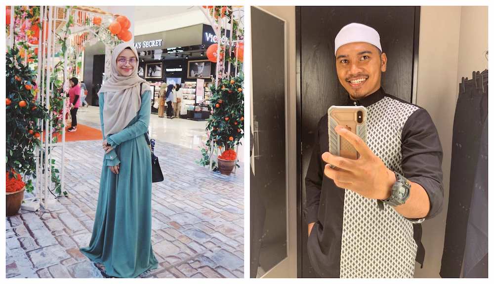 The celebrity preacher infamously married Hana (left) after divorcing his first wife Ain while she was heavily pregnant. u00e2u20acu201d Pictures from Instagram/PU Abu, Hana Azraann