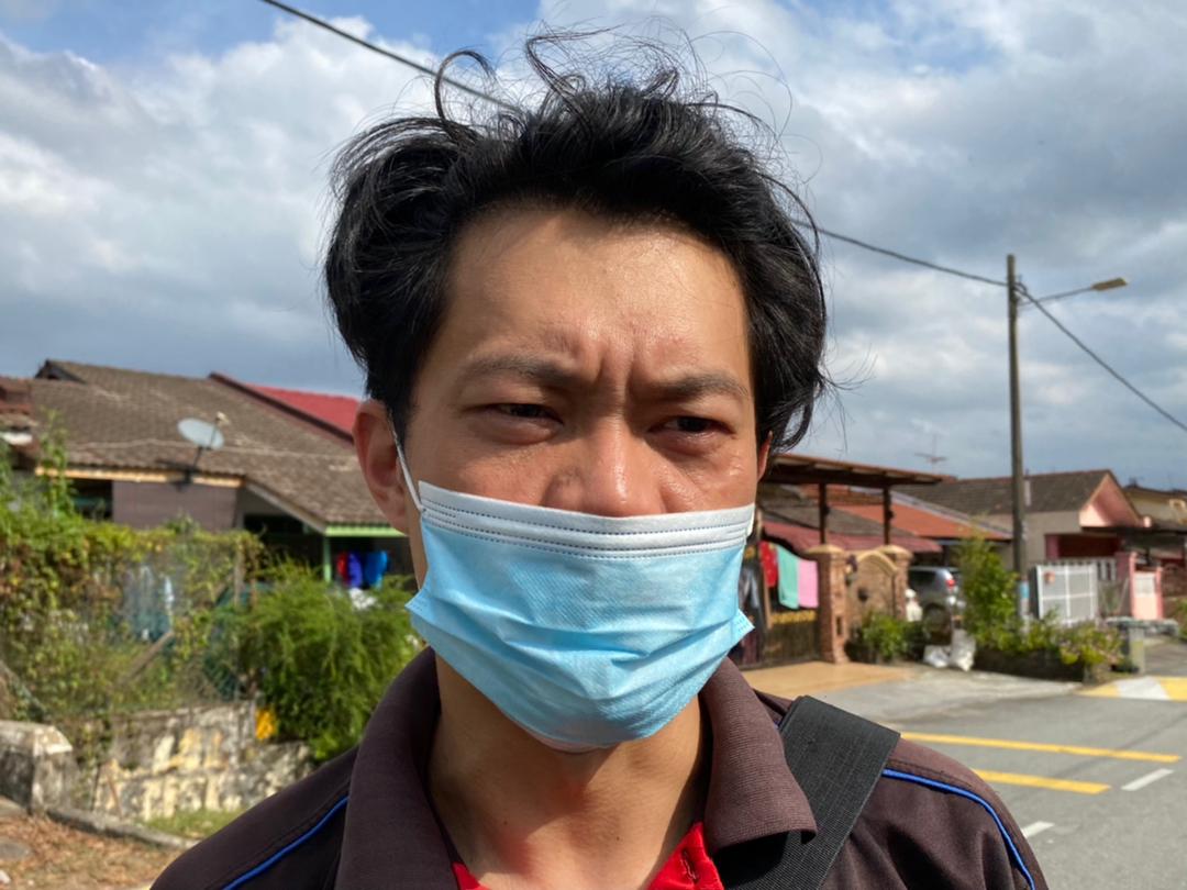 Yeap Leong Seng, 37, said that having the Covid-19 vaccine at this stage is a better option than not being protected at all. — Picture by Ben Tan