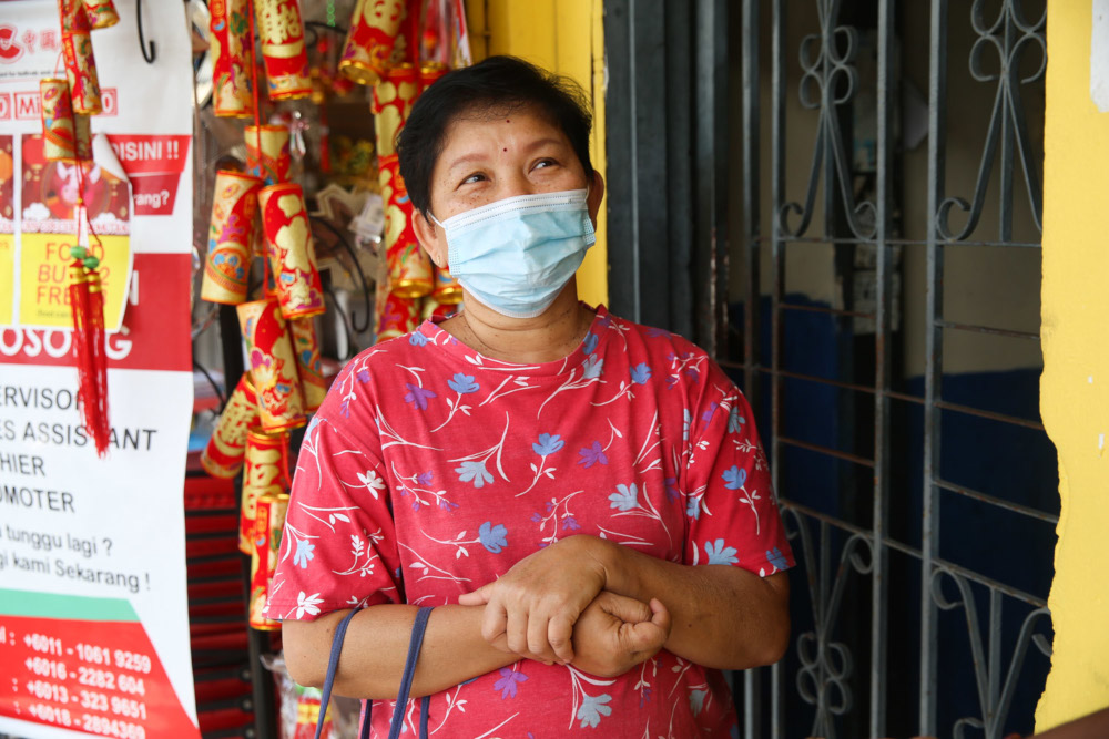 T. Jothi says she is ready to get vaccinated against Covid-19. — Picture by Choo Choy May