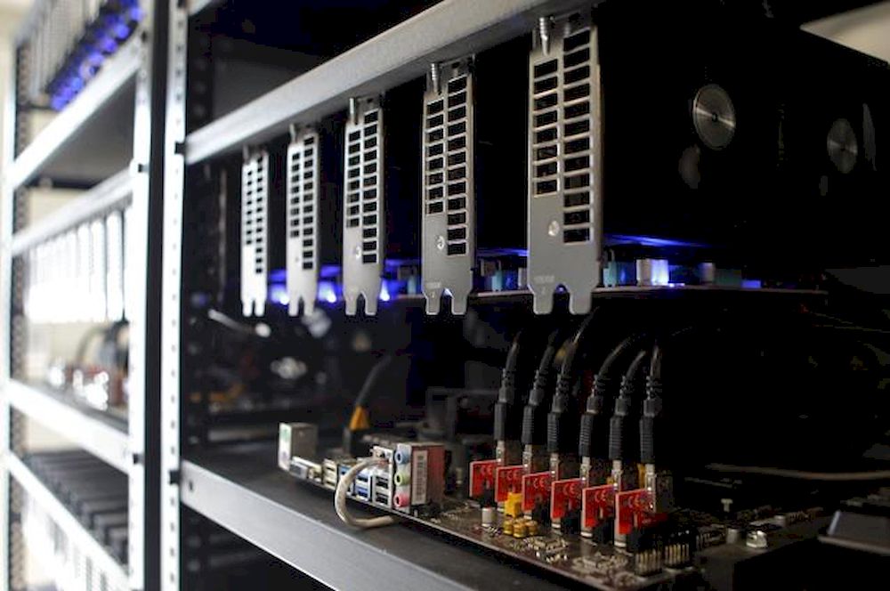 Cryptocurrency mining facilities are seen in Pristina, Kosovo June 12, 2018. — Reuters file pic