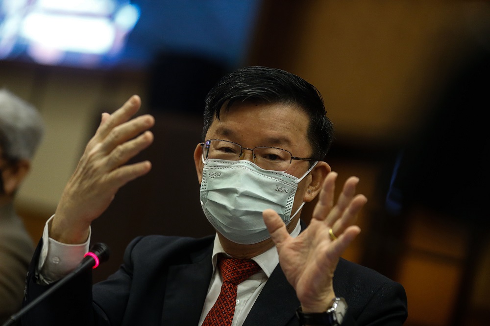 Penang Chief Minister Chow Kon Yeow during a press conference at the St Giles Wembley Hotel in George Town March 29, 2021. u00e2u20acu201d Picture by Sayuti Zainudin