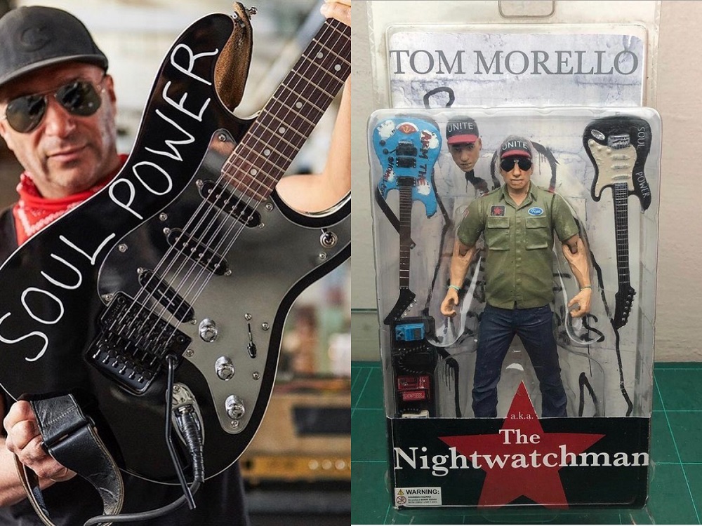 Rock musician Tom Morello gets his own customised action figure courtesy of a Malaysian fan. u00e2u20acu201d Photo courtesy of Instagram/ Tom Morello