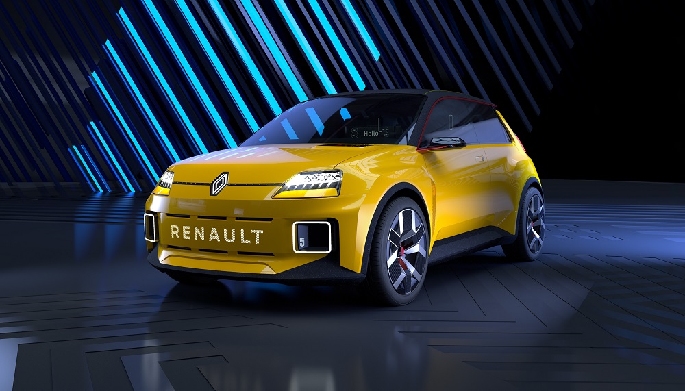 The Renault 5 Prototype revives the legendary R5 with 21st-century technology. u00e2u20acu2022 Picture courtesy of Groupe Renault via ETX Studio