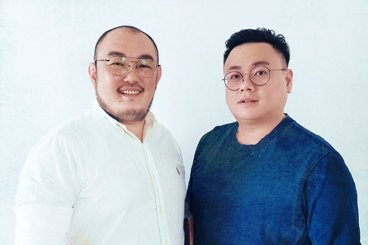 The duo behind Zi You Shi²: Melvin Wong (left) and Squall Chin (right).