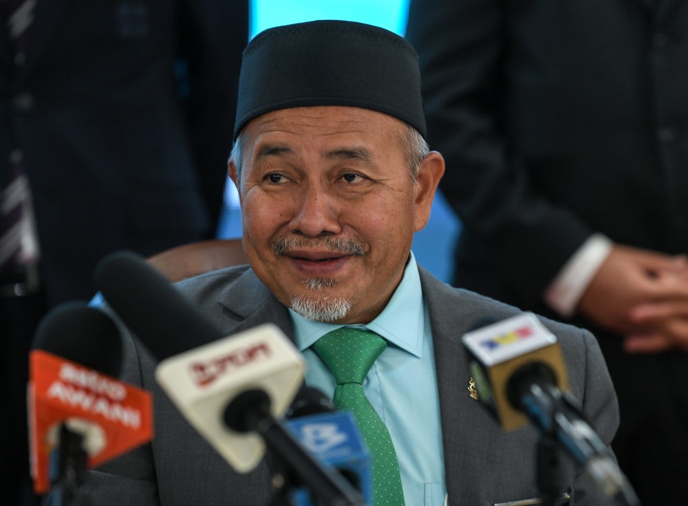 Environment and Water Minister Datuk Seri Tuan Ibrahim Tuan Man at a press conference after the agreement signing ceremony in Alor Setar, March 4, 2021. u00e2u20acu201d Bernama pic 