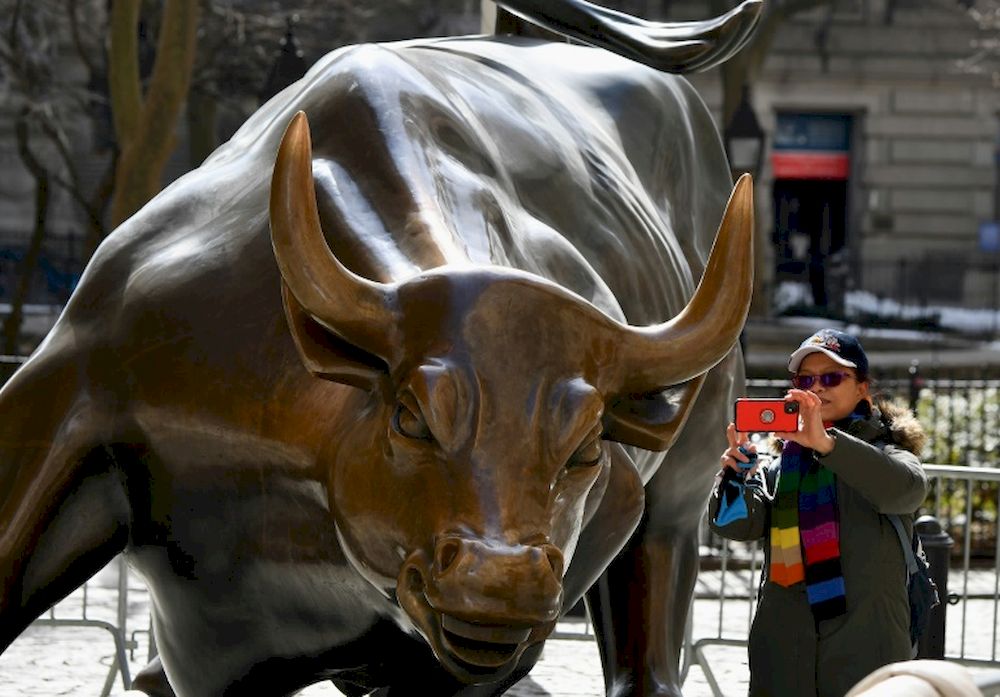 Wall Street stocks finished a volatile week mostly lower on February 26, 2021 u00e2u20acu201d AFP pic