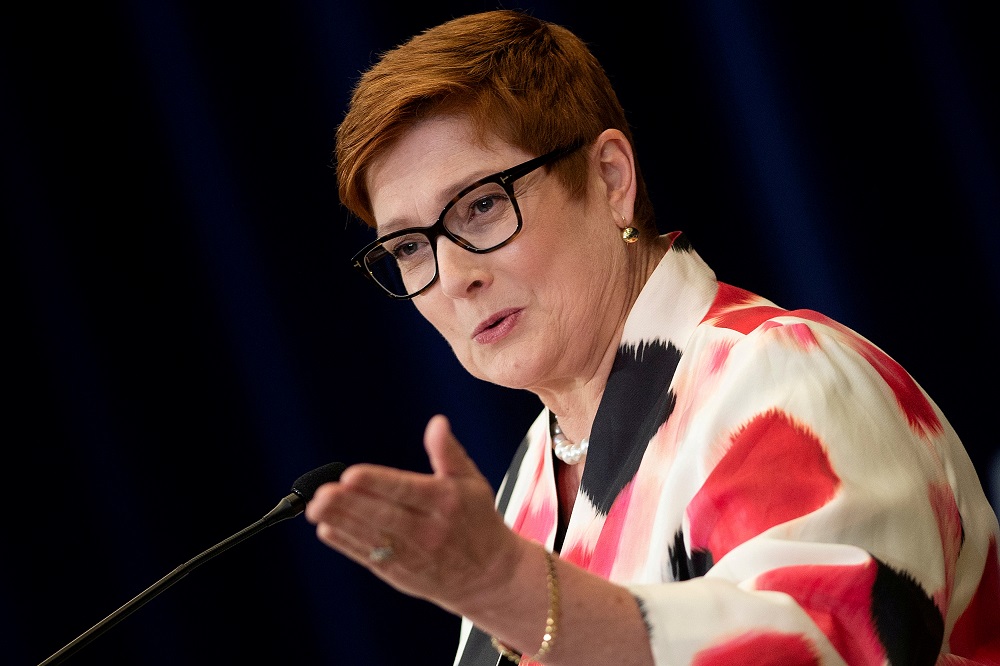 Australia’s Foreign Minister Marise Payne said on Thursday the return of France’s ambassador to Canberra will help repair relations between the two countries. — Reuters pic