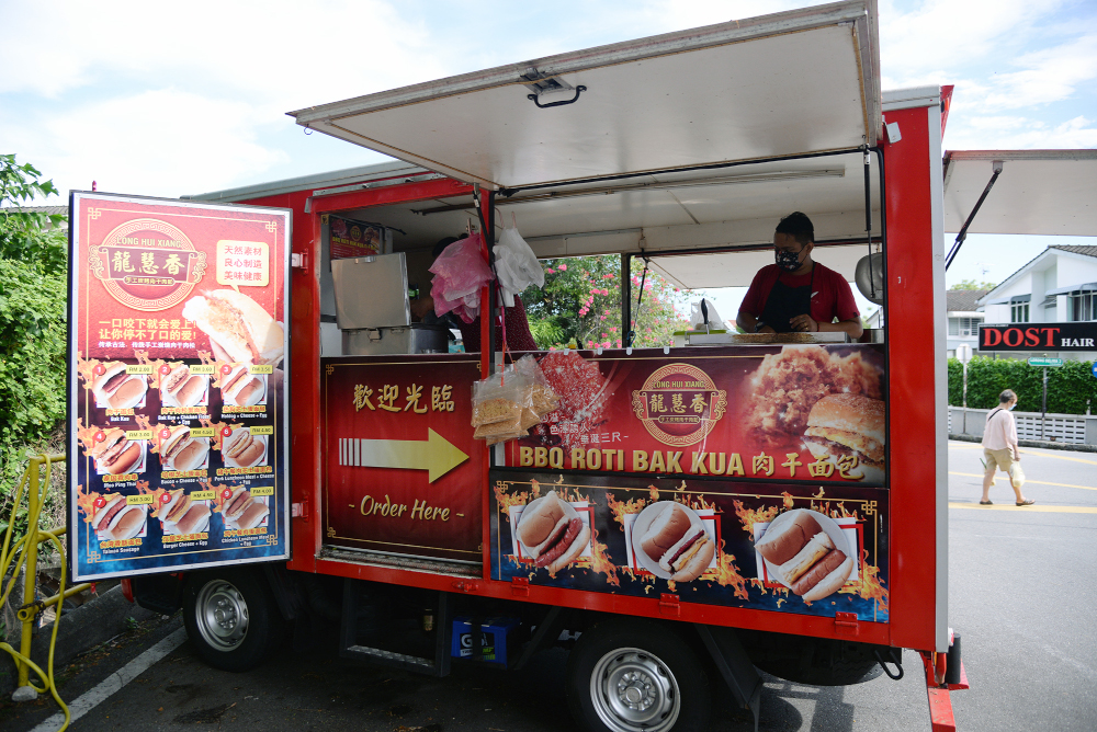 The food truck under the brand name ‘Long Hui Xiang’. 