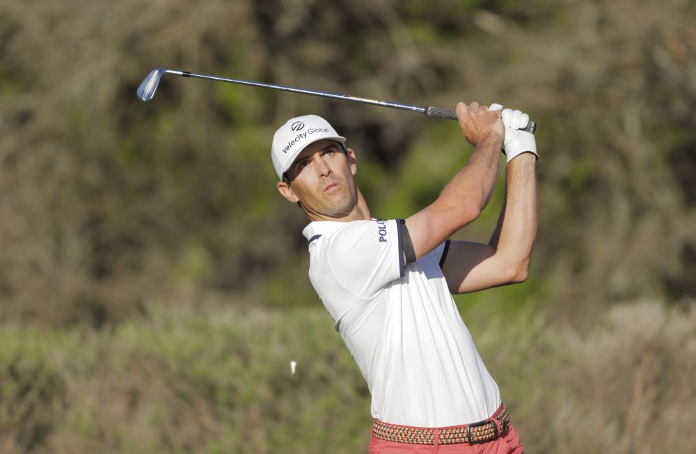 Billy Horschel hits his tee shot on the 17th hole during the final round of the WGC Dell Technologies Match Play golf tournament at Austin Country Club, Austin March 28, 2021. u00e2u20acu201d Reuters pic