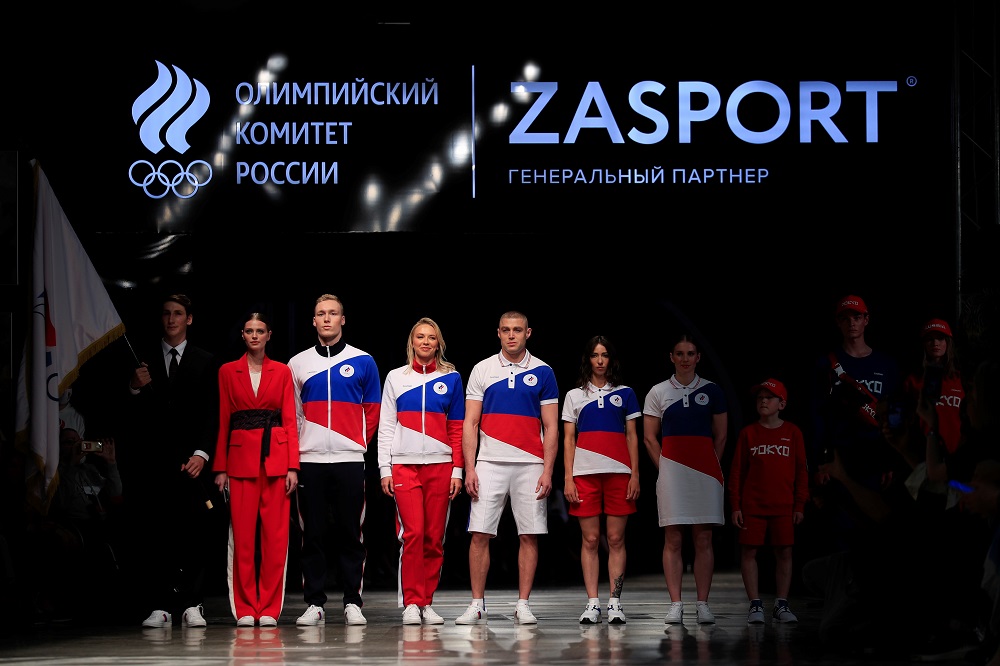 Models present the uniforms of the Russian Olympic team designed by ZASPORT, the official clothing supplier for national athletes competing in this year's Tokyo Olympics, in Moscow April 14, 2021. u00e2u20acu2022 Reuters pic