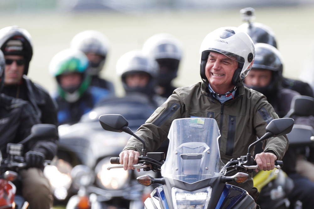 Brazil's President Jair Bolsonaro and his supporters ride motorcycles to celebrate the National Mother's Day, in Brasilia, Brazil May 9, 2021. u00e2u20acu201d Reuters pic