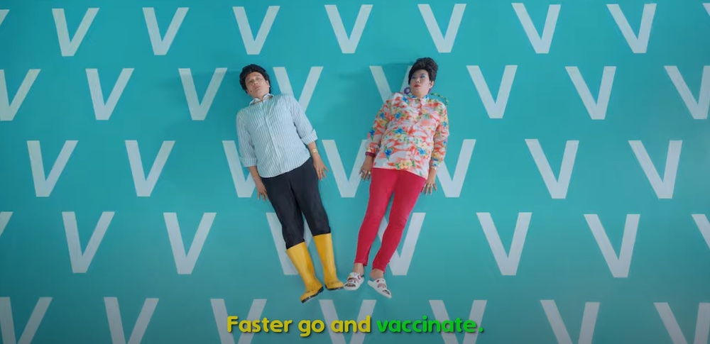 Popular character Phua Chu Kang is urging Singaporeans to get vaccinated in a new PSA video. u00e2u20acu201d Screenshot from Twitter/ Singapore Government