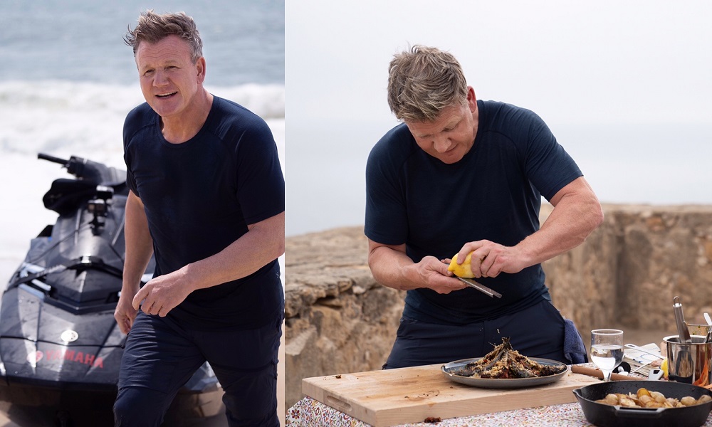 Ramsay braved the wild waves of the sea in Portugal to harvest barnacles, known locally as percebes. u00e2u20acu201d Pictures courtesy of National Geographic