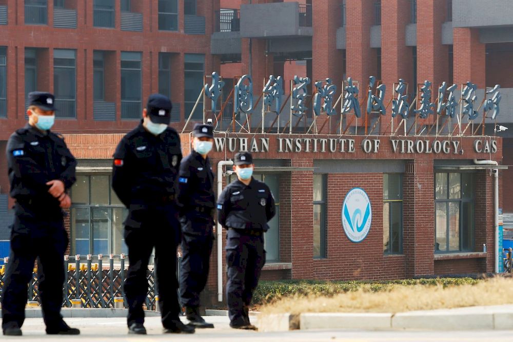 Security personnel outside Wuhan Institute of Virology during the visit by the World Health Organization (WHO) team, in Wuhan, Hubei province, China. u00e2u20acu201d Reuters pic
