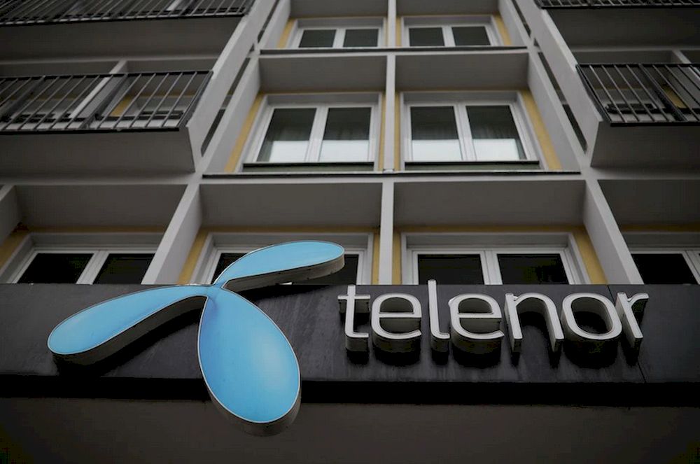 Telenoru00e2u20acu2122s logo is seen in central Belgrade, Serbia, March 21, 2018. u00e2u20acu201d Reuters pic