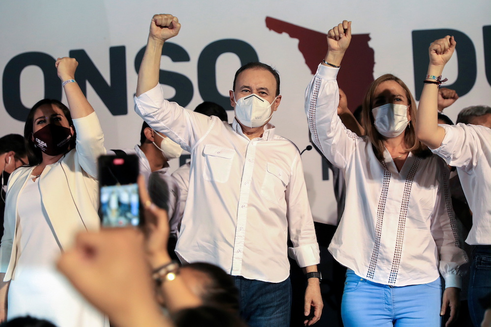 Alfonso Durazo, National Regeneration Movement (Morena) party candidate for governor in the state of Sonora, holds a rally with supporters after the mid-term elections in Hermosillo, Sonora June 6, 2021. u00e2u20acu201d Reuters pic