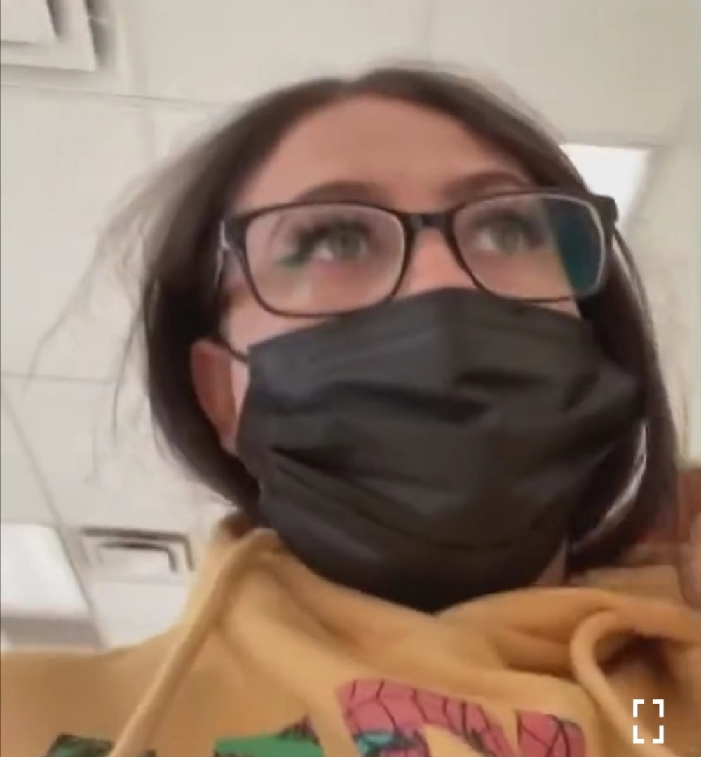 A 30-year-old Texas mother has been arrested for posing as her teenage daughter at school to raise awareness about school safety. u00e2u20acu201d Screen capture via YouTube