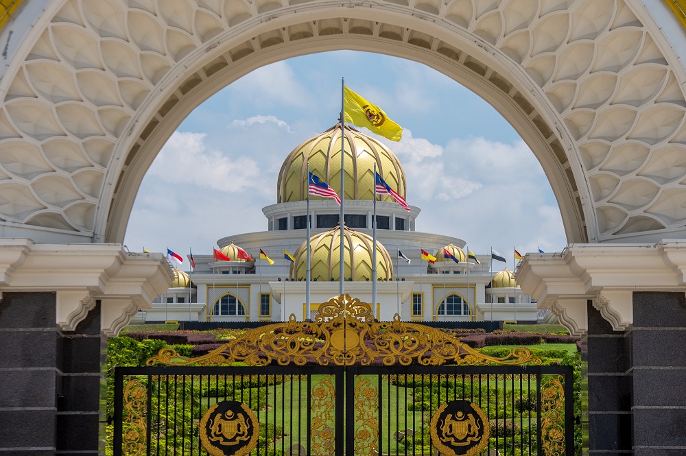 A general view of Istana Negara in Kuala Lumpur June 15, 2021. — Picture by Shafwan Zaidon