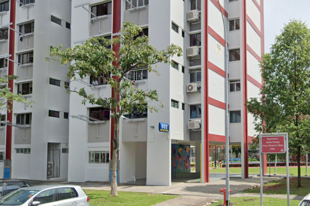 Court documents showed that the alleged attack happened around 11pm on May 4, 2021 at Block 602 Clementi West Street 1. u00e2u20acu201d Screen capture via Google Maps 