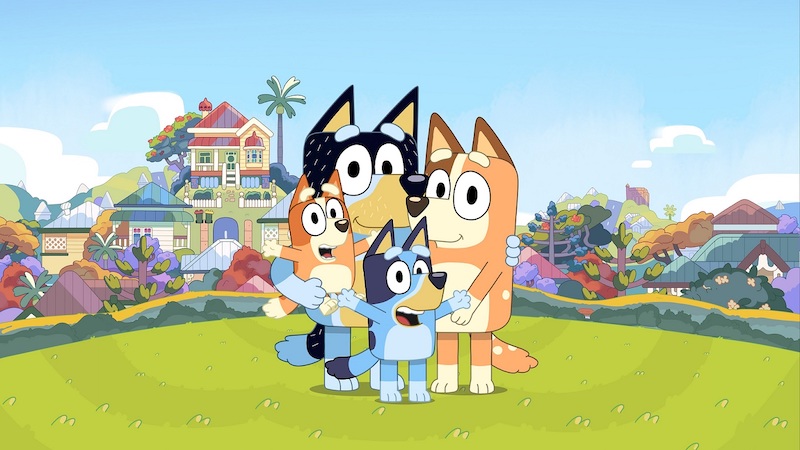 Meet Bluey, Dad Bandit, Mum Chilli and little sister Bingo in this charming series that has taken the world by storm. u00e2u20acu201d Picture courtesy of BBC Studios
