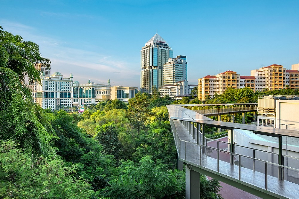 Trees play a vital part in providing respite from the heat by reducing ambient temperatures. — Picture courtesy of Sunway