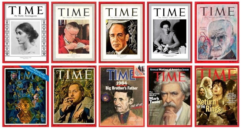 TIME has featured 14 of the 117 Nobel Prize for Literature winners on its cover since 1923. u00e2u20acu2022 Picture courtesy of TIME via ETX Studio