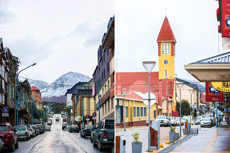 The quiet seaside town of Ushuaia, where restaurants offer the freshest catch of the day.