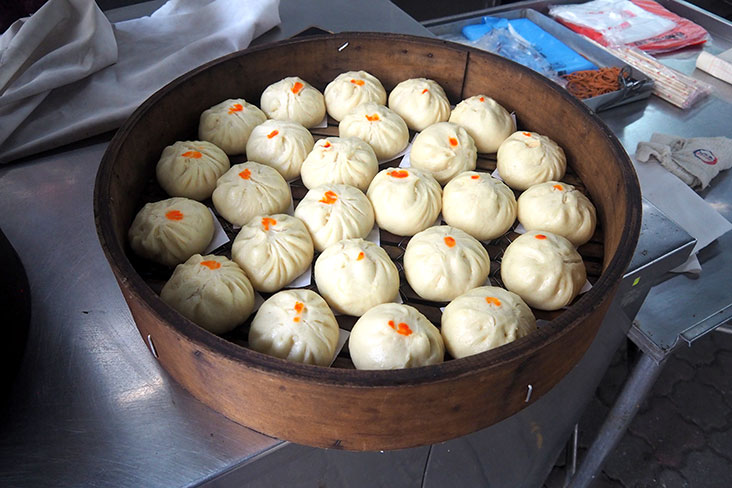 Their steamed buns are handmade with an old fashioned taste that has a soft texture when steamed
