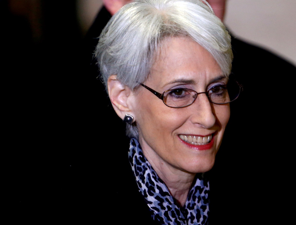 Wendy Sherman arrives for a meeting on Syria at the United Nations European headquarters in Geneva February 13, 2014. u00e2u20acu201d Reuters pic
