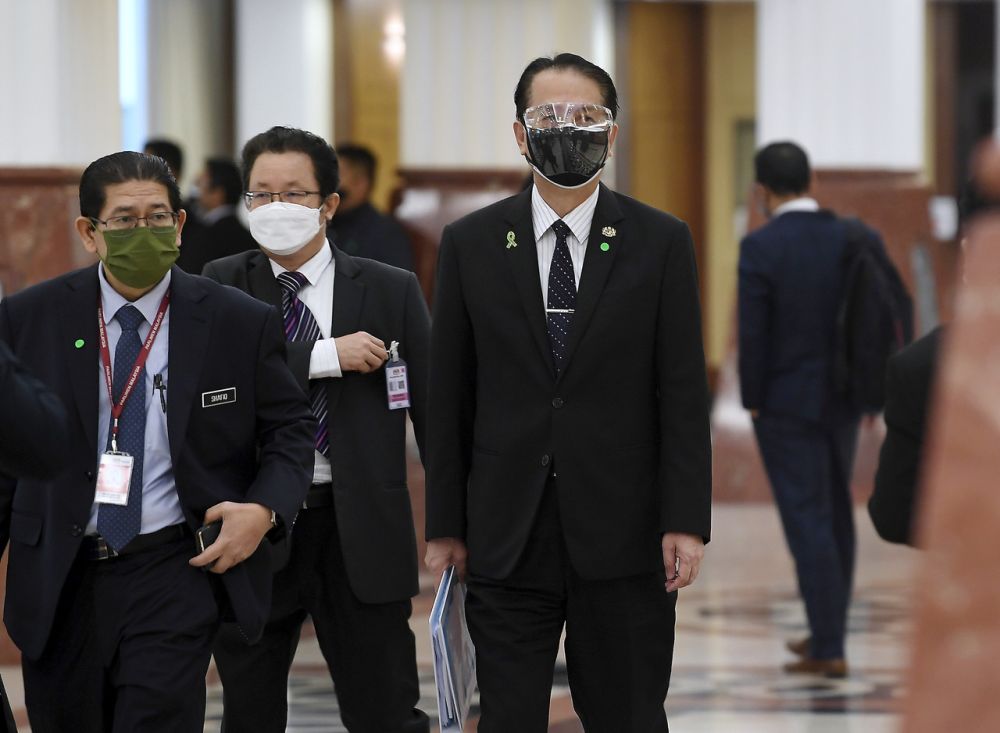 Tan Sri Dr Noor Hisham Abdullah is pictured at Parliament in Kuala Lumpur July 27, 2021. u00e2u20acu201d Bernama picnn