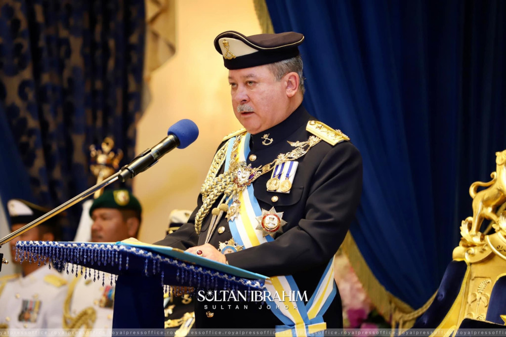 Johor Ruler Sultan Ibrahim Sultan Iskandar, August 10, 2021. u00e2u20acu201d Picture from Facebook/ Sultan Ibrahim Sultan Iskandar