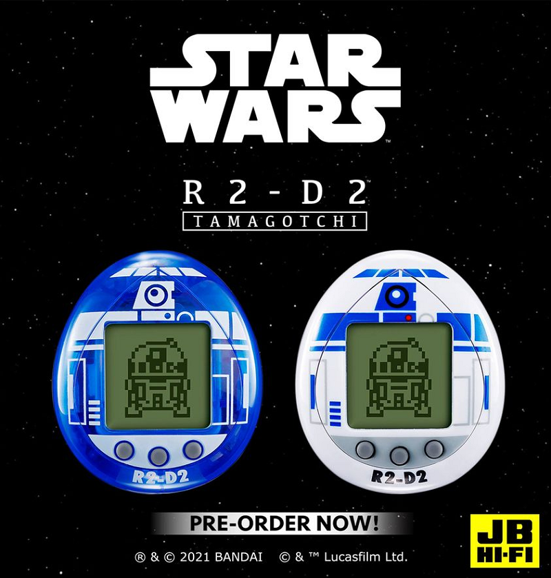 Tamagotchi's two R2-D2 editions available in November. u00e2u20acu2022 Picture via Facebook/JB.Hi.Fi.NZ.Official