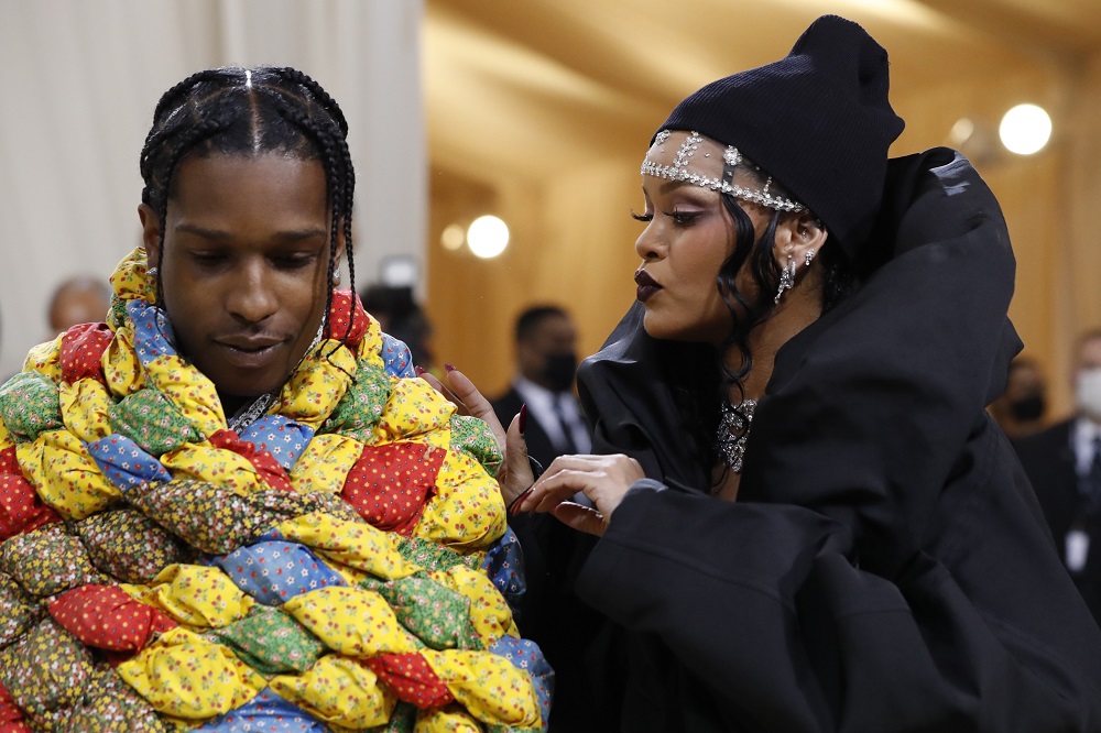 ASAP Rocky and Rihanna arrive at the Metropolitan Museum of Art Costume Institute Gala in New York September 13, 2021. u00e2u20acu201d Reuters pic