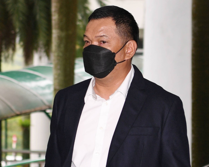Datuk Adly Kamarudin, 47, seen at the Shah Alam Sessions Court September 1, 2021, pleaded not guilty to all charges which were read out before Judge Rozilah Salleh. — Bernama pic