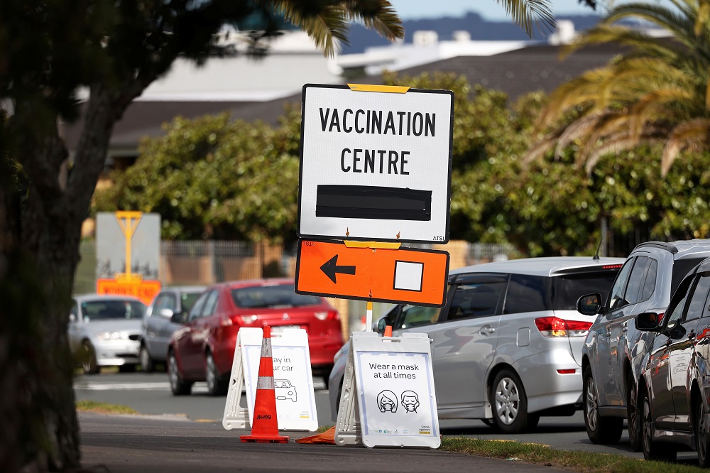 About 2.6 million New Zealanders have so far been fully vaccinated, or about 62 per cent of the eligible population. ― Reuters pic